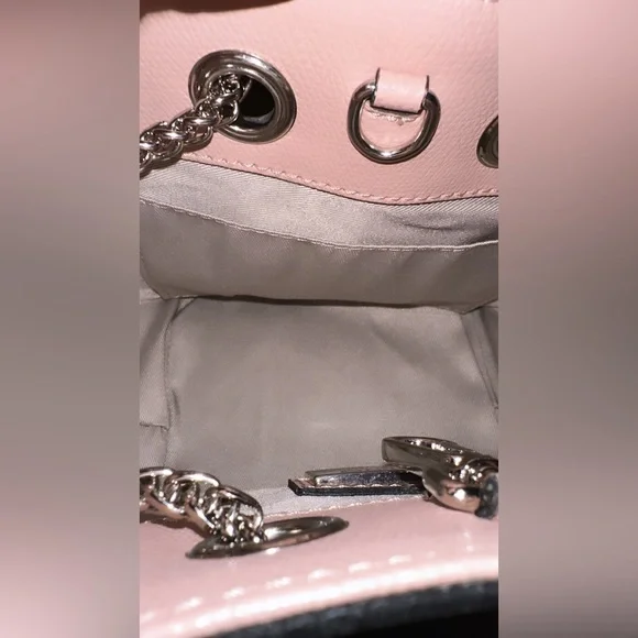 Valentino by Mario Valentino Mini Pink Bucket Bag - Picture 6 of 9